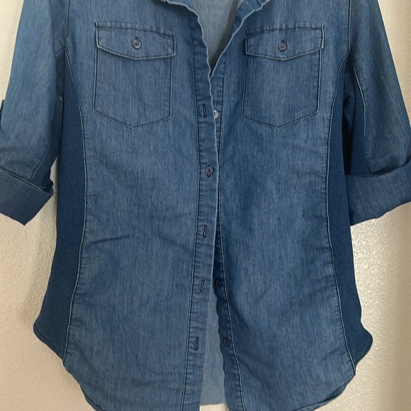 Cavalini size medium denim collection, lightweight in good condition - Picture 7 of 8